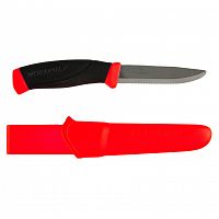 Нож Morakniv Companion F Rescue, нержавеющая сталь, красный