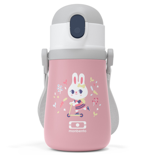 Термос детский mb stram 360 мл pink bunny фото 2