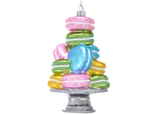 Ёлочная игрушка МАКАРОН - СЛАДКОЕ ИСКУШЕНИЕ, стекло, 13 см, Kurts Adler