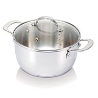 Кастрюля BEKA BELVIA 8,4 л (28 см) с зеркальной/матовой полировкой, из нержавеющей стали, серого цвета