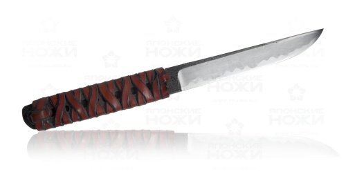 Нож туристический Machida Tadashi, 150 мм., сталь Bohler K990, кожаные ножны