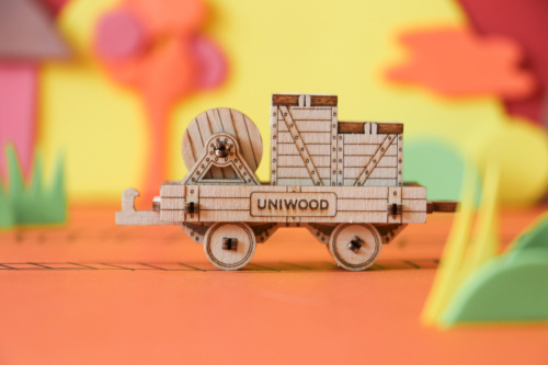Деревянный конструктор UNIWOOD Платформа фото 7