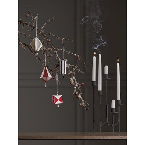 Набор елочных украшений из бумаги christmas chic из коллекции new year essential фото 9