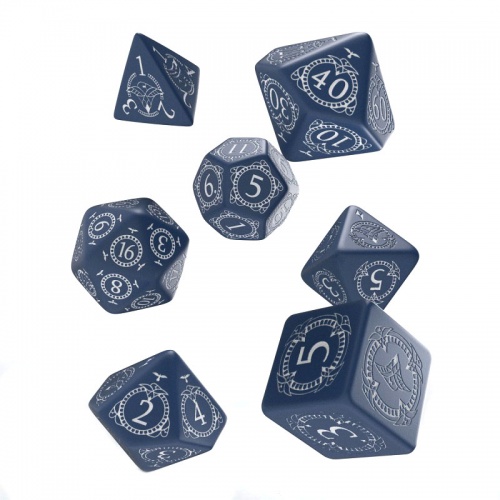 Набор кубиков Pathfinder "Hell's Rebels" для RPG, сине-белый фото 2