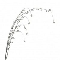 A 53153 Ветка с льдинками GLT PEARL/TWIG STEM SLV/WH