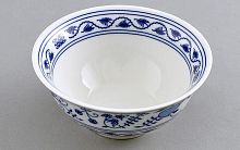 Пиала Leander, 12 см, голубой, белый, фарфор