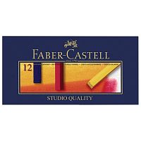 Пастель сухая художественная Faber Castell Soft Pastels 12 цветов квадратное сечение 128312