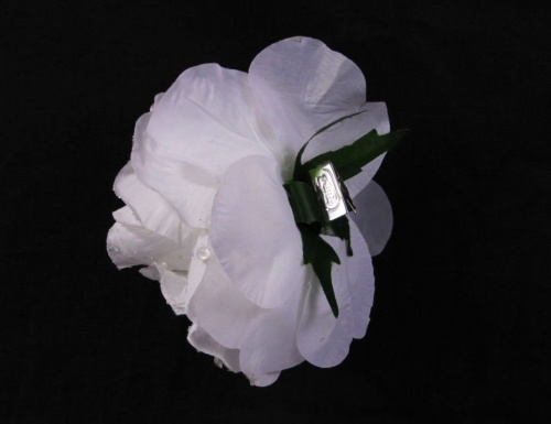 Украшение "Зимняя роза" на клипсе, 14 см, Kaemingk фото 4