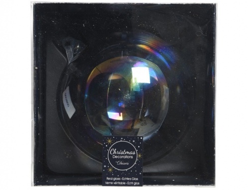 Ёлочный шар "Мыльный пузырь", стекло, 15 см, Kaemingk фото 2
