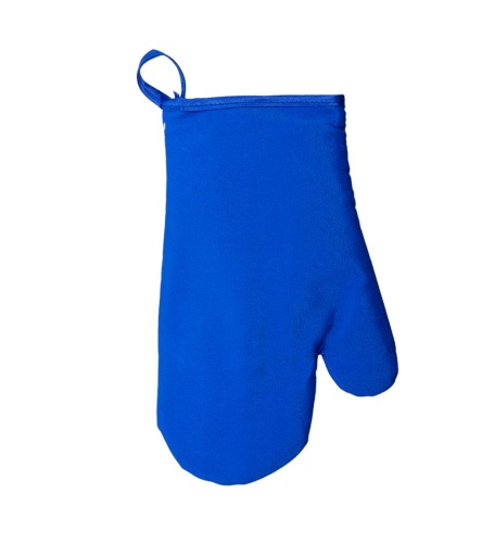 ТК-242 Набор 4 пр. «Фартук, рукавица, прихватка, полотенце» (лен, бело синий) фото 5