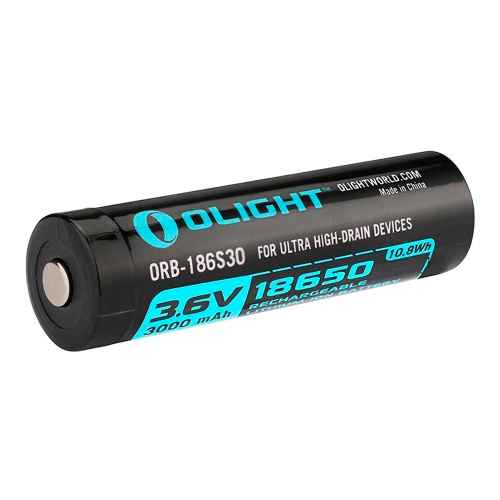 Аккумулятор Li-ion Olight HDC ORB-186S30 18650 3,7 В. 3000 mAh фото 3