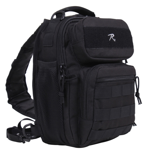 Тактический однолямочный рюкзак Rothco Compact (черный) фото 5