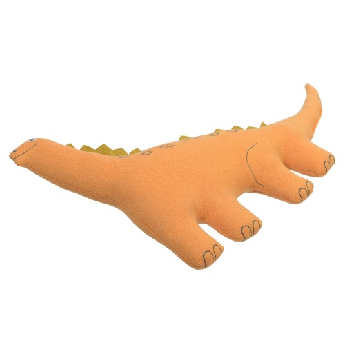 Игрушка мягкая вязаная Динозавр toto из коллекции tiny world 42х25 см фото 4