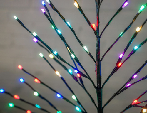 Светящееся дерево ДЖОККО ДИ ЛЮЧИ, 150 RGB LED-огней меняющих цвета, 150 см, уличное, Kaemingk фото 7