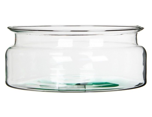 Стеклянная ваза-чаша МЭТЬЮ, прозрачная, 24х10 см, Edelman, Mica фото 3