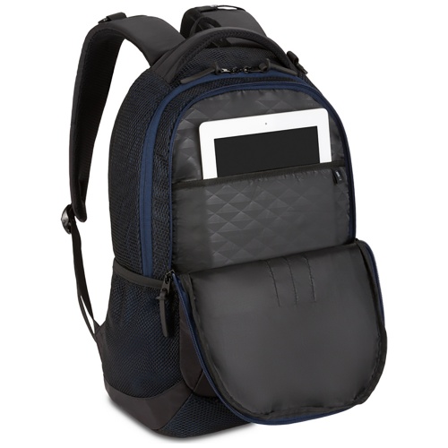 Рюкзак Swissgear 15", черный, 34 x 16,5х47 см, 24 л фото 4