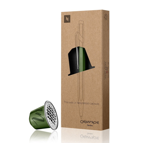 Carandache Office 849 Nespresso Edition 2 - Green India, шариковая ручка, M фото 5