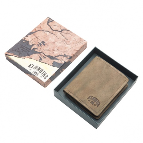 Бумажник Klondike Jamie, коричневый, 9x10,5 см фото 8