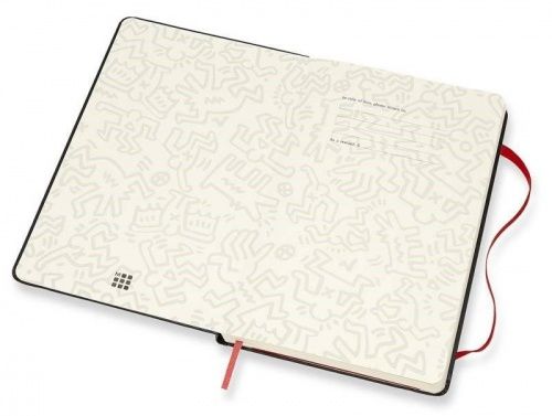 Блокнот Moleskine Keith Haring Large Limited Edition, в линейку фото 3