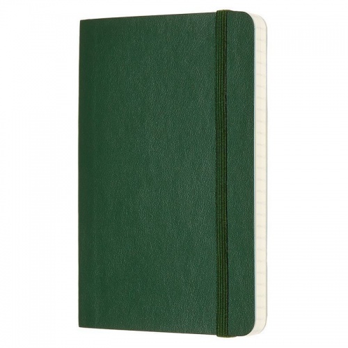 Блокнот Moleskine Classic Soft Pocket, 192 стр., зеленый, в клетку фото 5