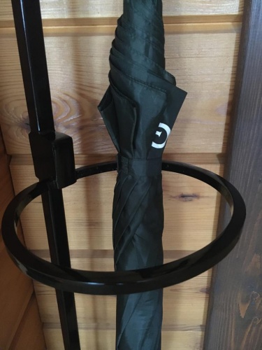 Подставка для зонтов VsemPodarok, 20x20x100 см, металл, черный фото 2
