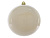 Пластиковый шар глянцевый, цвет: белая шерсть, 140 мм, Kaemingk