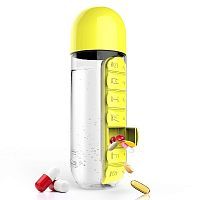 Бутылка Asobu "In style" pill organizer bottle (0,6 литра)