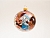Стеклянный ёлочный шар ЗОДИАК: КРОЛИК В КЕПКЕ, коричневый, 75 мм, Елочка