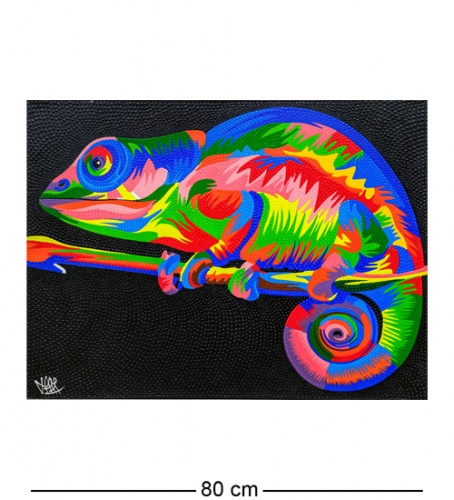 ART-523 Картина "Радужный хамелеон"