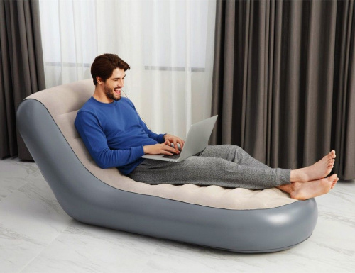 Надувной шезлонг Chaise Sport Lounger, 165х84х79 см, BestWay, фото 7