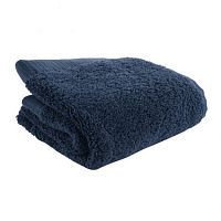 Полотенце для лица темно-синего цвета essential 30х50