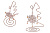 Сувенир "Снежинка с янтарем" из янтаря, sne-1y, Серебро