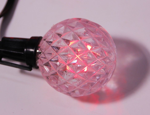 Гирлянда "Хрустальная сказка", 12  RGB LED-огней, 5.5+5 м, черный провод, уличная, Kaemingk фото 8