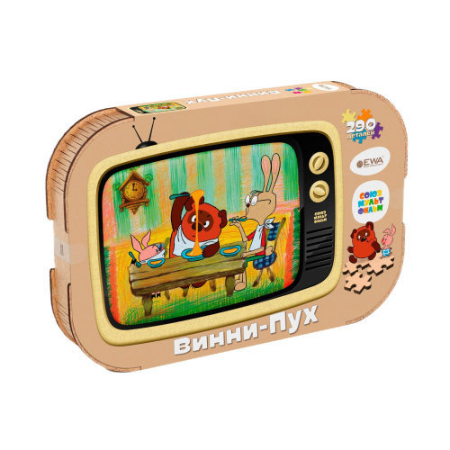 Деревянный 3D пазл Винни-Пух 40x29 см фото 8