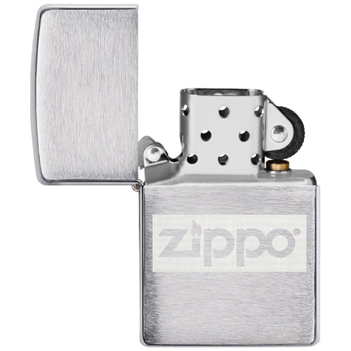 Набор Zippo: фляжка 89 мл и ветроустойчивая зажигалка Brushed Chrome, серебристая фото 3