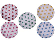 Набор бумажных тарелок "Весёлые звёздочки", (упаковка 10 шт.), Koopman International