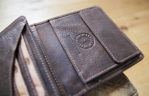 Бумажник Klondike Eric, коричневый, 10x12 см фото 12