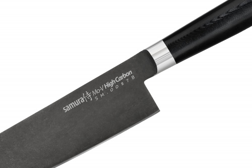 Нож Samura Mo-V Stonewash Гранд Шеф, 24 см, G-10 фото 3