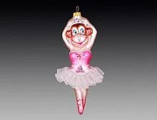 Ёлочная игрушка "Обезьяна балерина", 8х7х16.5 см, Holiday Classics