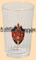 Стакан с гербом КГБ